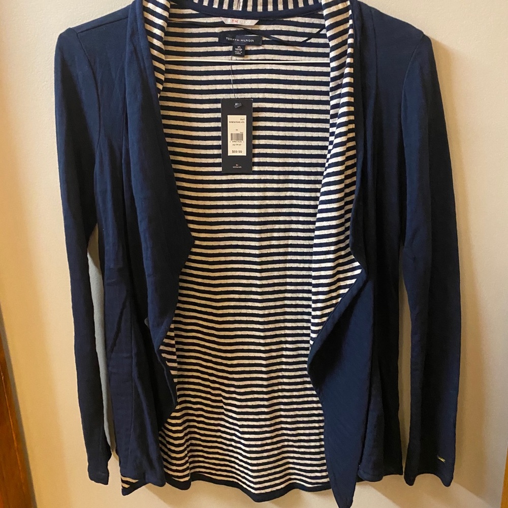 Tommy Hilfiger navy blue cardigan
